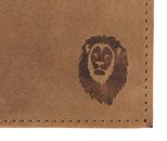 oxmox Leather RFID Protect Pocketbörse Freedom Lion Embossed Vintage Light Brown oxmox Leather RFID Protect Pocketbörse Freedom Lion Embossed Vintage Light Brown