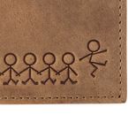 oxmox Leather RFID Protect Pocketbörse Jumping Jack 2.0 Embossed Vintage Light Brown oxmox Leather RFID Protect Pocketbörse Jumping Jack 2.0 Embossed Vintage Light Brown