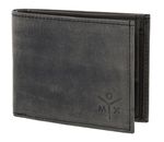oxmox Leather RFID Protect Pocketbörse Ox 2.0 Embossed Vintage Black
