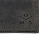 oxmox Leather RFID Protect Pocketbörse Ox 2.0 Embossed Vintage Black