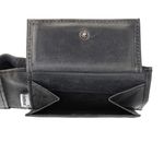 oxmox Leather RFID Protect Pocketbörse Footsteps 2.0 Embossed Vintage Black