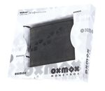 oxmox Leather RFID Protect Pocketbörse Footsteps 2.0 Embossed Vintage Black