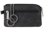 oxmox Leather Keyholder Crab 2.0 Embossed Vintage Black oxmox Leather Keyholder Crab 2.0 Embossed Vintage Black
