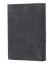 oxmox Leather RFID Protect Kombibörse Footsteps 2.0 Embossed Vintage Black oxmox Leather RFID Protect Kombibörse Footsteps 2.0 Embossed Vintage Black