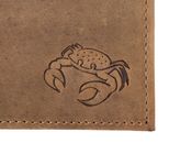 oxmox Leather RFID Protect Pocketbörse Crab 2.0 Embossed Vintage Light Brown oxmox Leather RFID Protect Pocketbörse Crab 2.0 Embossed Vintage Light Brown
