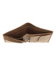 oxmox Leather RFID Protect Kombibörse Crab 2.0 Embossed Vintage Light Brown