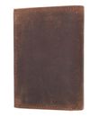 oxmox Leather RFID Protect Kombibörse Freedom Fish Embossed Vintage Dark Brown oxmox Leather RFID Protect Kombibörse Freedom Fish Embossed Vintage Dark Brown