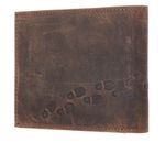 oxmox Leather RFID Protect Querscheinbörse Footsteps 2.0 Embossed Vintage Dark Brown oxmox Leather RFID Protect Querscheinbörse Footsteps 2.0 Embossed Vintage Dark Brown