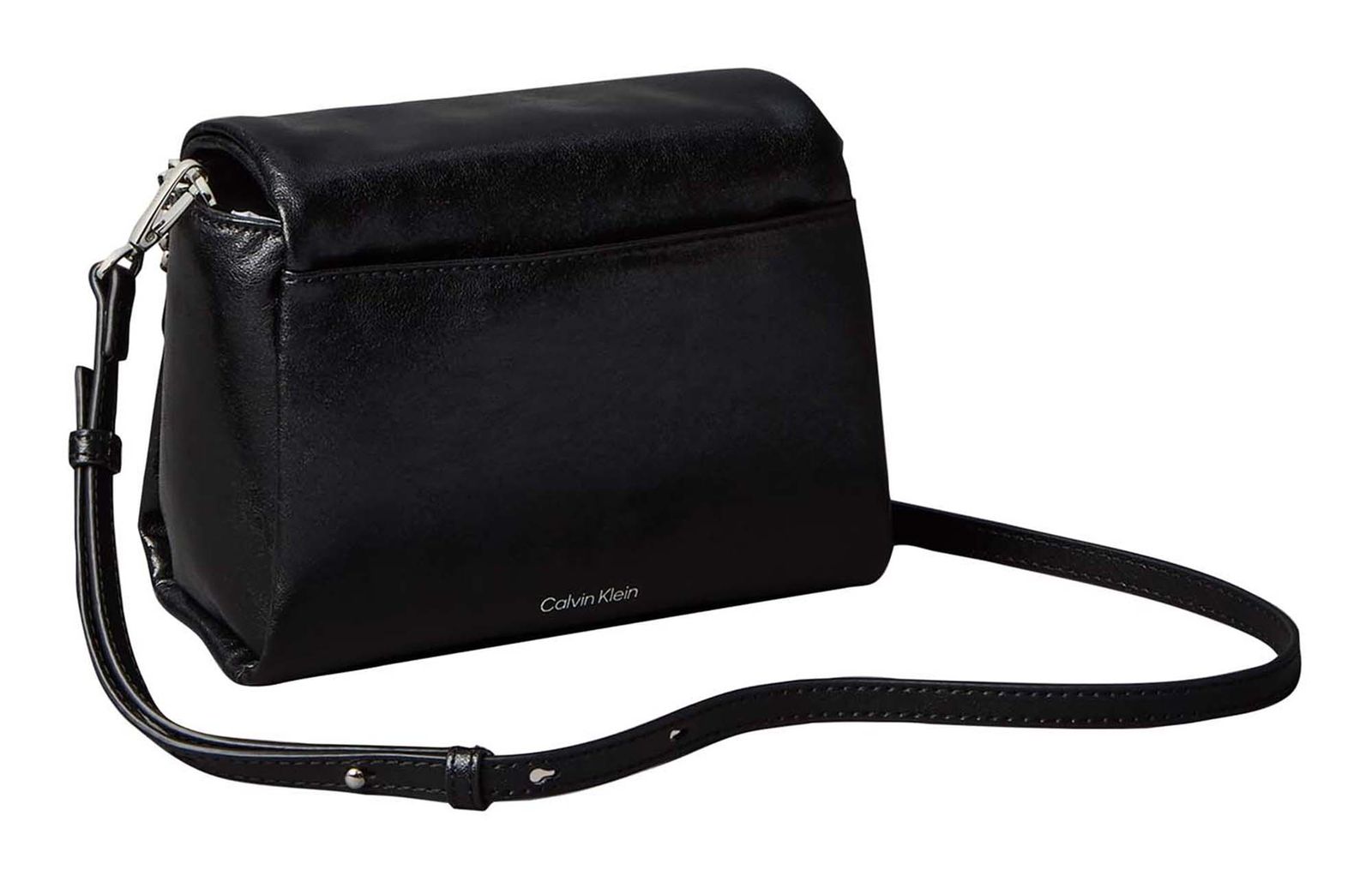 Calvin Klein Emblem HW Padded Crossbody Black Calvin Klein Emblem HW Padded Crossbody Black