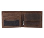 oxmox Leather RFID Protect Querscheinbörse Lizard 2.0 Embossed Vintage Dark Brown oxmox Leather RFID Protect Querscheinbörse Lizard 2.0 Embossed Vintage Dark Brown