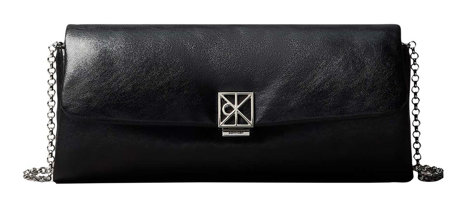 Calvin Klein Emblem HW Padded Clutch Black