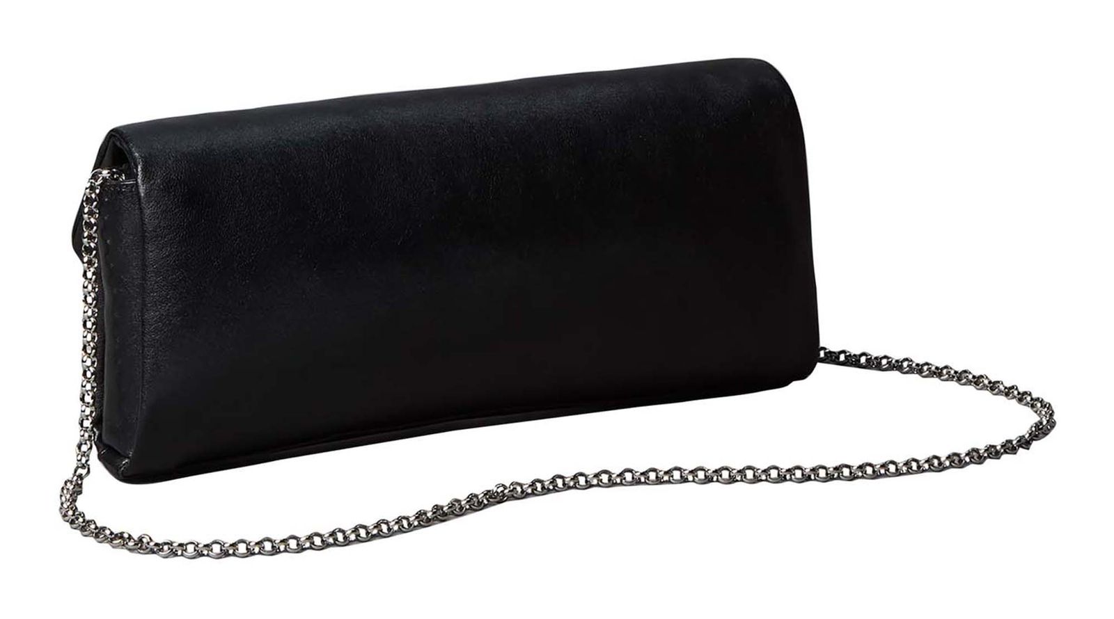 Calvin Klein Emblem HW Padded Clutch Black Calvin Klein Emblem HW Padded Clutch Black