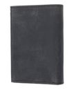 oxmox Leather RFID Protect Kombibörse Freedom Cross Embossed Vintage Black