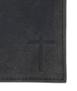 oxmox Leather RFID Protect Kombibörse Freedom Cross Embossed Vintage Black