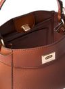 Calvin Klein Mix Media Crossbody Bag Natural Umber