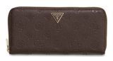 GUESS Blake SLG Zip Around Wallet L Brown Logo GUESS Blake SLG Zip Around Wallet L Brown Logo