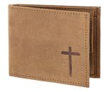 Freedom Cross Embossed Vintage Light Brown Freedom Cross Embossed Vintage Light Brown