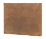 oxmox Leather RFID Protect Pocketbörse Freedom Cross Embossed Vintage Light Brown