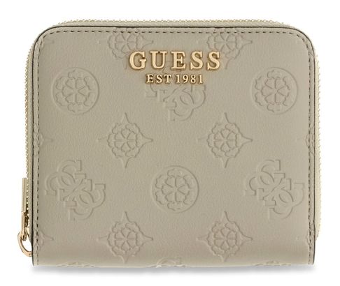 GUESS Carmella SLG Small Zip Around Wallet Bone Logo GUESS Carmella SLG Small Zip Around Wallet Bone Logo