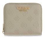 GUESS Carmella SLG Small Zip Around Wallet Bone Logo GUESS Carmella SLG Small Zip Around Wallet Bone Logo