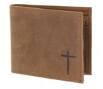 Freedom Cross Embossed Vintage Light Brown Freedom Cross Embossed Vintage Light Brown
