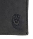 oxmox Leather RFID Protect Kombibörse Freedom Lion Embossed Vintage Black
