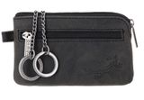 oxmox Leather Keyholder Lizard 2.0 Embossed Vintage Black oxmox Leather Keyholder Lizard 2.0 Embossed Vintage Black
