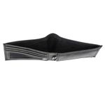 oxmox Leather RFID Protect Pocketbörse Crab 2.0 Embossed Vintage Black