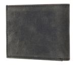 oxmox Leather RFID Protect Pocketbörse Crab 2.0 Embossed Vintage Black