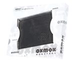 oxmox Leather RFID Protect Pocketbörse Crab 2.0 Embossed Vintage Black