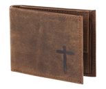 Freedom Cross Embossed Vintage Dark Brown Freedom Cross Embossed Vintage Dark Brown