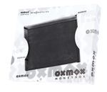 oxmox Leather RFID Protect Pocketbörse Freedom Fish Embossed Vintage Black