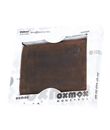 oxmox Leather RFID Protect Kombibörse Freedom Anchor Embossed Vintage Dark Brown