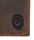 oxmox Leather RFID Protect Kombibörse Freedom Lion Embossed Vintage Dark Brown oxmox Leather RFID Protect Kombibörse Freedom Lion Embossed Vintage Dark Brown