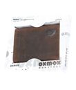 oxmox Leather RFID Protect Kombibörse Freedom Lion Embossed Vintage Dark Brown oxmox Leather RFID Protect Kombibörse Freedom Lion Embossed Vintage Dark Brown