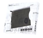 oxmox Leather RFID Protect Pocketbörse Freedom Lion Embossed Vintage Black