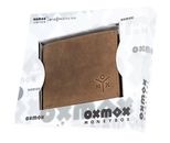 oxmox Leather RFID Protect Pocketbörse Ox 2.0 Embossed Vintage Light Brown oxmox Leather RFID Protect Pocketbörse Ox 2.0 Embossed Vintage Light Brown