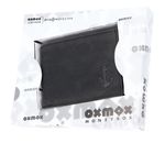 oxmox Leather RFID Protect Pocketbörse Freedom Anchor Embossed Vintage Black