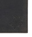 oxmox Leather RFID Protect Kombibörse Turtle 2.0 Embossed Vintage Black oxmox Leather RFID Protect Kombibörse Turtle 2.0 Embossed Vintage Black