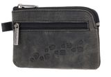 oxmox Leather Keyholder Footsteps 2.0 Embossed Vintage Black oxmox Leather Keyholder Footsteps 2.0 Embossed Vintage Black