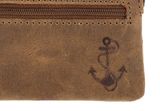 oxmox Leather Keyholder Freedom Anchor Embossed Vintage Light Brown oxmox Leather Keyholder Freedom Anchor Embossed Vintage Light Brown