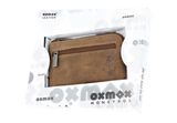 oxmox Leather Keyholder Freedom Anchor Embossed Vintage Light Brown oxmox Leather Keyholder Freedom Anchor Embossed Vintage Light Brown