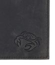 oxmox Leather RFID Protect Kombibörse Crab 2.0 Embossed Vintage Black oxmox Leather RFID Protect Kombibörse Crab 2.0 Embossed Vintage Black