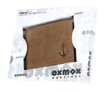 oxmox Leather RFID Protect Pocketbörse Freedom Anchor Embossed Vintage Light Brown oxmox Leather RFID Protect Pocketbörse Freedom Anchor Embossed Vintage Light Brown