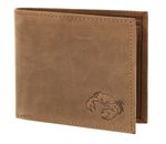 oxmox Leather RFID Protect Querscheinbörse Crab 2.0 Embossed Vintage Light Brown oxmox Leather RFID Protect Querscheinbörse Crab 2.0 Embossed Vintage Light Brown