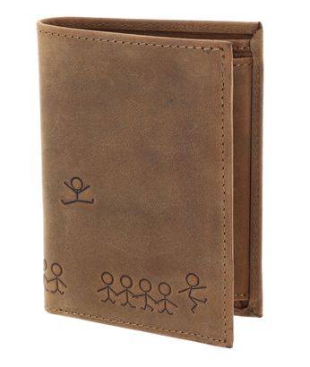 oxmox Leather RFID Protect Kombibörse Jumping Jack 2.0 Embossed Vintage Light Brown
