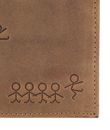 oxmox Leather RFID Protect Kombibörse Jumping Jack 2.0 Embossed Vintage Light Brown