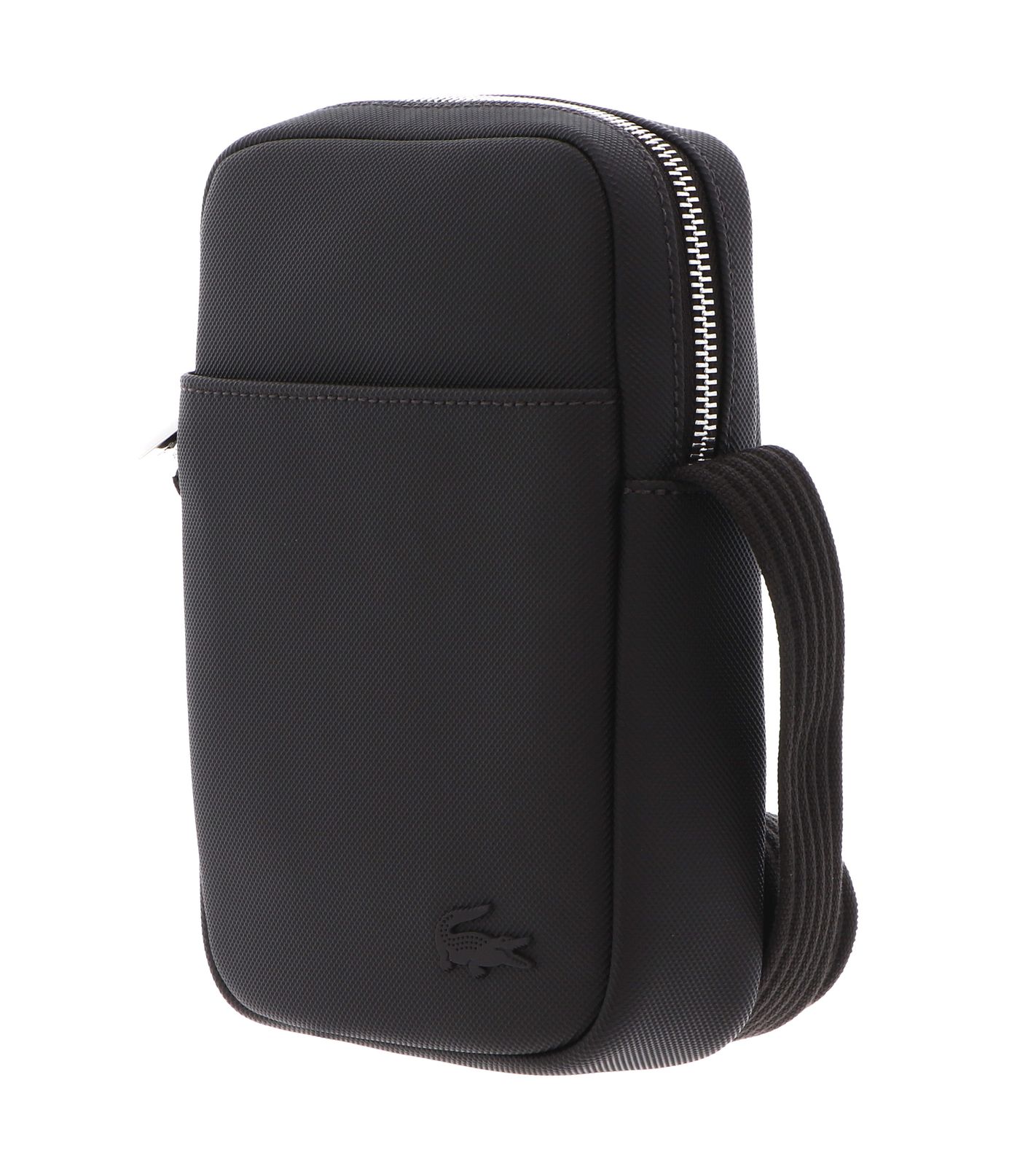 LACOSTE Men's Classic Vertical Camera Bag S Dark Brown LACOSTE Men's Classic Vertical Camera Bag S Dark Brown