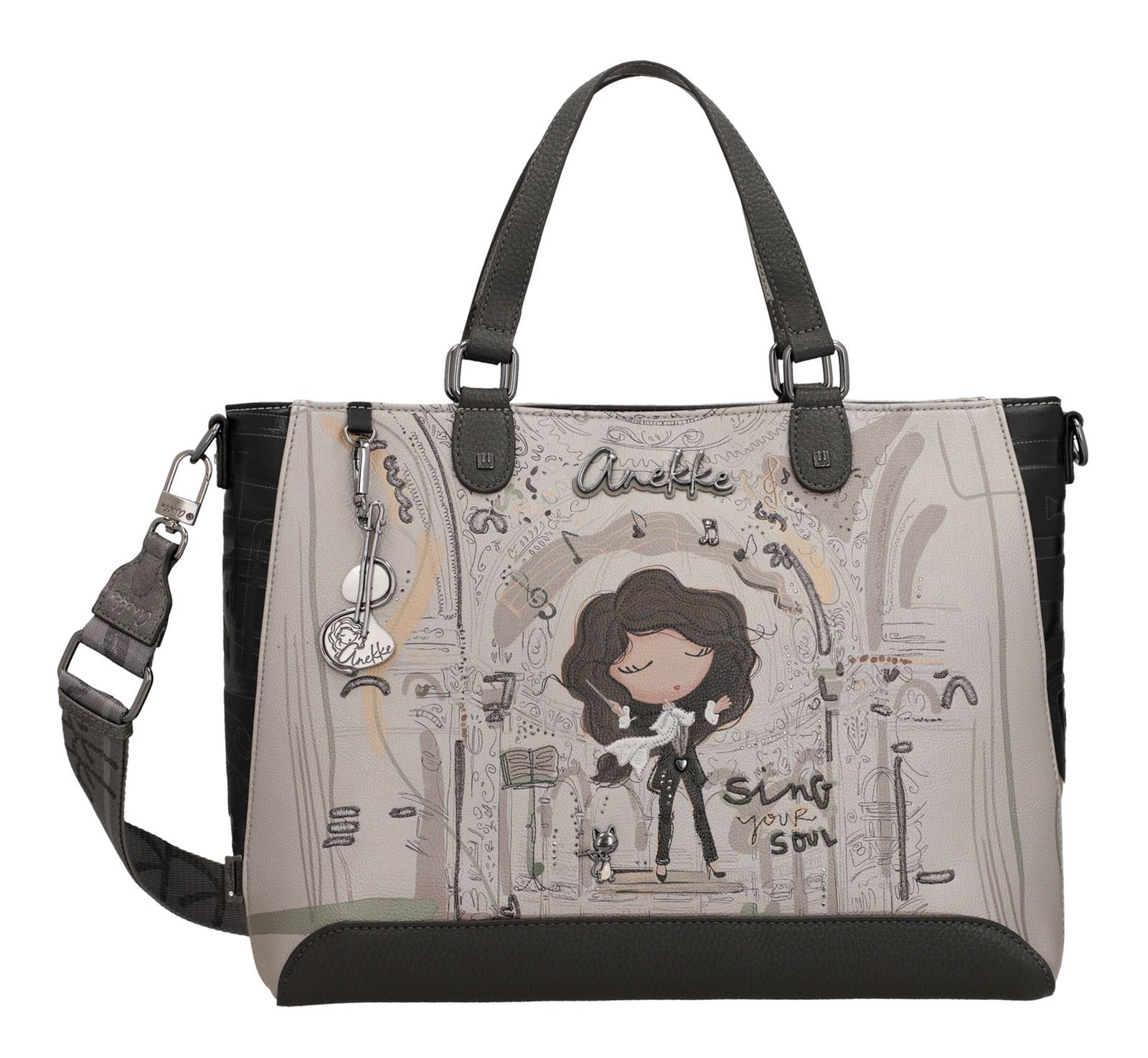 Anekke Orchestra Short Handle Bag Multicolor