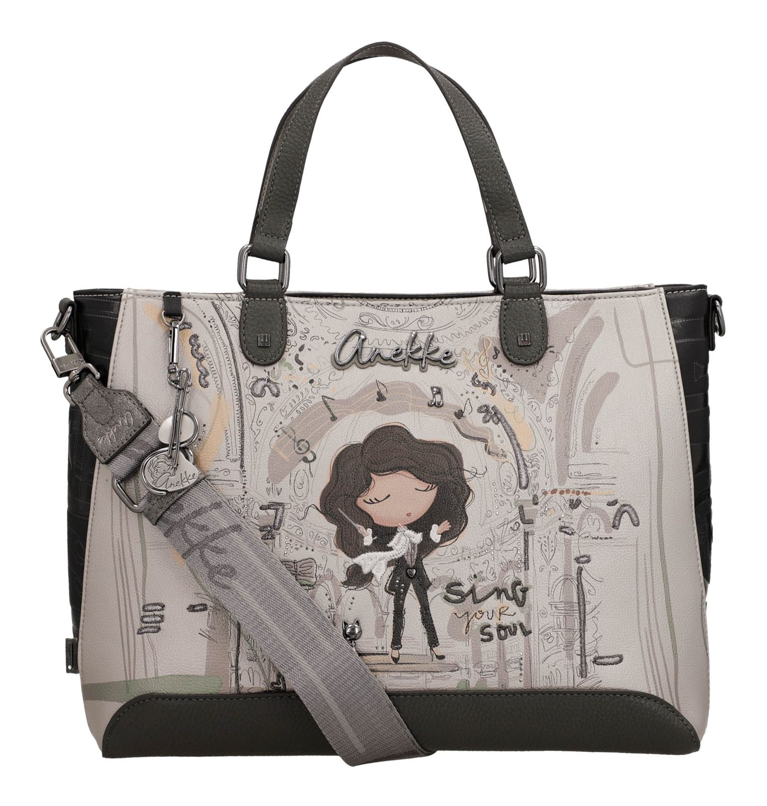Anekke Orchestra Short Handle Bag Multicolor Anekke Orchestra Short Handle Bag Multicolor